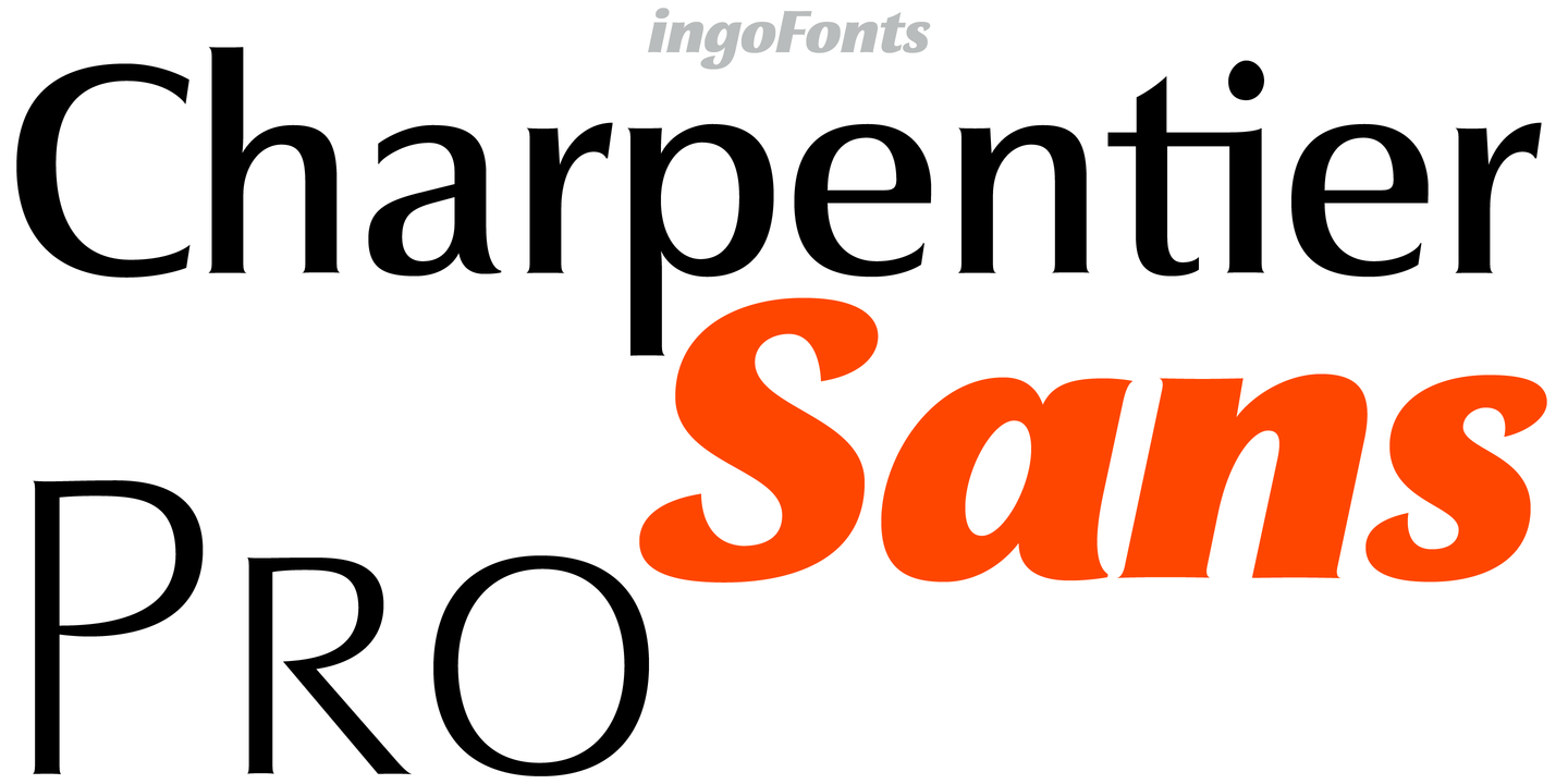 Przykładowa czcionka Charpentier Sans Pro #1